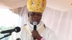 Mgr Maurice Muhatia Makumba, archevêque de Kisumu au Kenya. Crédit : Capture d'écran de Capuchin TV Kenya / 