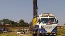 A well drilling project at Don Bosco parish of Malawi's Archdiocese of Lilongwe. Credit: Fr. Joseph Czerwinski / 