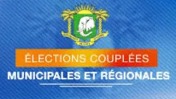 Affiche annonçant les élections municipales et régionales en Côte d'Ivoire prévues pour le 2 septembre. Crédit : CENI / 