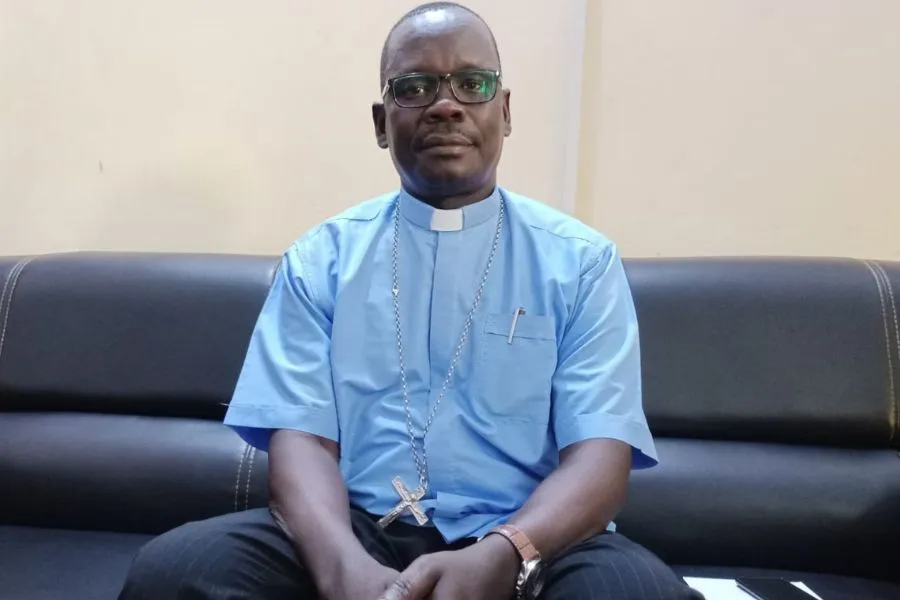 Mgr Alex Lodiong Sakor, évêque du diocèse de Yei au Soudan du Sud. Crédit : Kerbino Kuel Deng/ACI Afrique