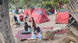 Un camp pour les survivants du tremblement de terre meurtrier du 8 septembre au Maroc. Crédit : Archidiocèse de Rabat / 