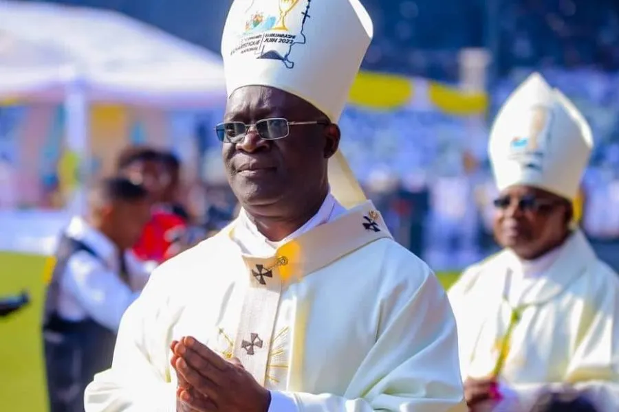 Mgr Fulgence Muteba Mugalu, archevêque de Lubumbashi en RDC. Crédit : CENCO