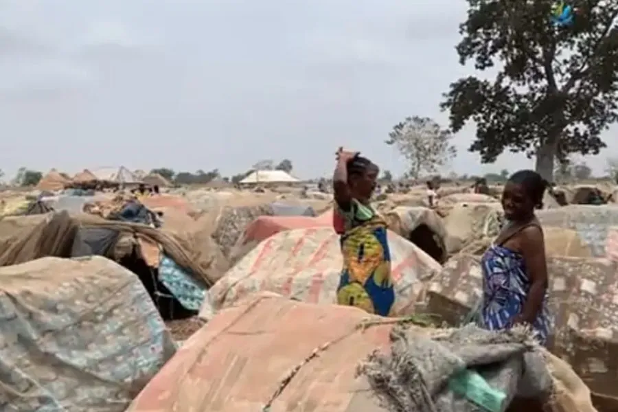 Un camp de personnes déplacées dans l'État de Benue, au Nigeria. Crédit : Commission Justice et Paix du diocèse catholique de Makurdi