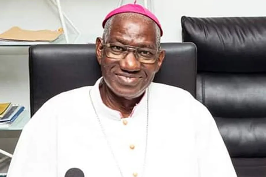 Mgr Vincent Coulibaly, archevêque de Conakry en Guinée. / 