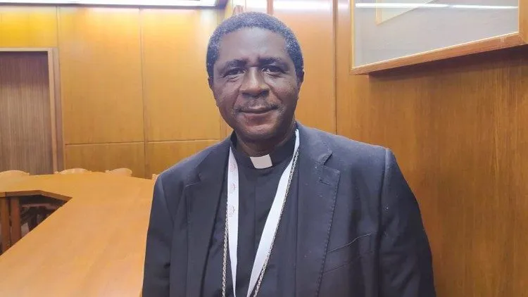 Mgr Andrew Fuanya Nkea de l'archidiocèse de Bamenda au Cameroun. Crédit : Vatican Media