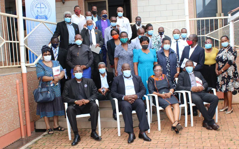 Les représentants des dirigeants chrétiens en Eswatini sous les auspices du Conseil des Églises du Swaziland (CSC). Crédit : Conseil des Églises du Swaziland (CSC)