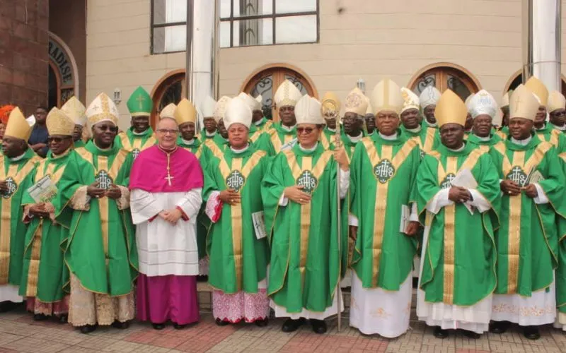 Les membres de la Conférence des évêques catholiques du Nigeria (CBCN). Crédit : Archidiocèse d'Abuja