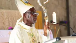 Mgr Joseph Kakou Aka, évêque du diocèse catholique de Yamoussoukro en Côte d'Ivoire. Crédit : Diocèse catholique de Yamoussoukro / 