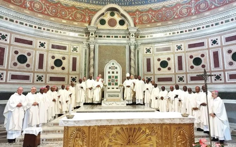Les membres de la Conférence des évêques catholiques d'Afrique australe (SACBC). Crédit : SACBC