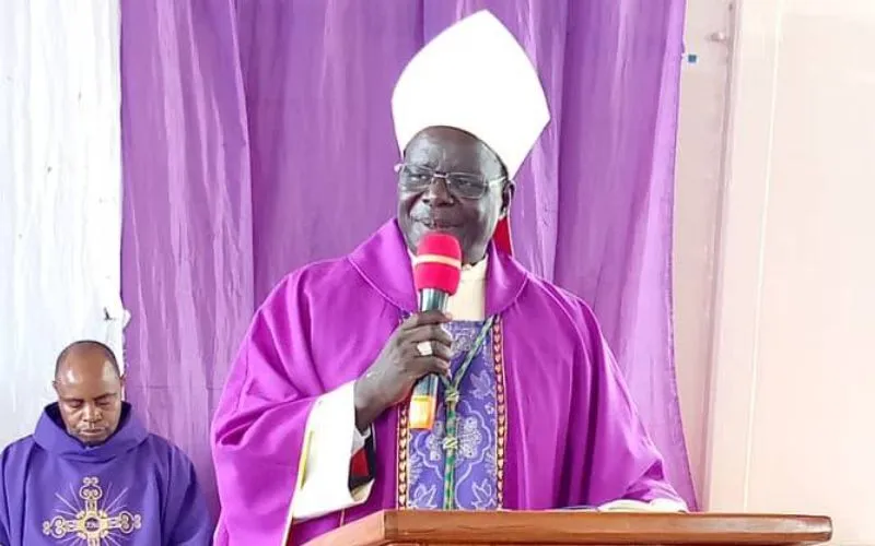 Mgr Raphael p'Mony Wokorach nommé archevêque de l'archidiocèse catholique de Gulu en Ouganda le 22 mars 2024. Crédit : Ugandan Catholics Online
