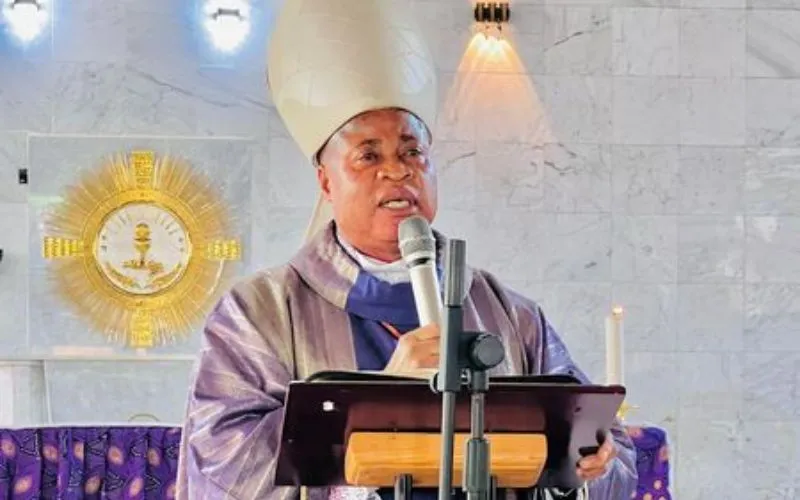 Peter Ebere Cardinal Okpaleke du diocèse catholique d'Ekwulobia au Nigeria. Crédit : Diocèse catholique d'Ekwulobia