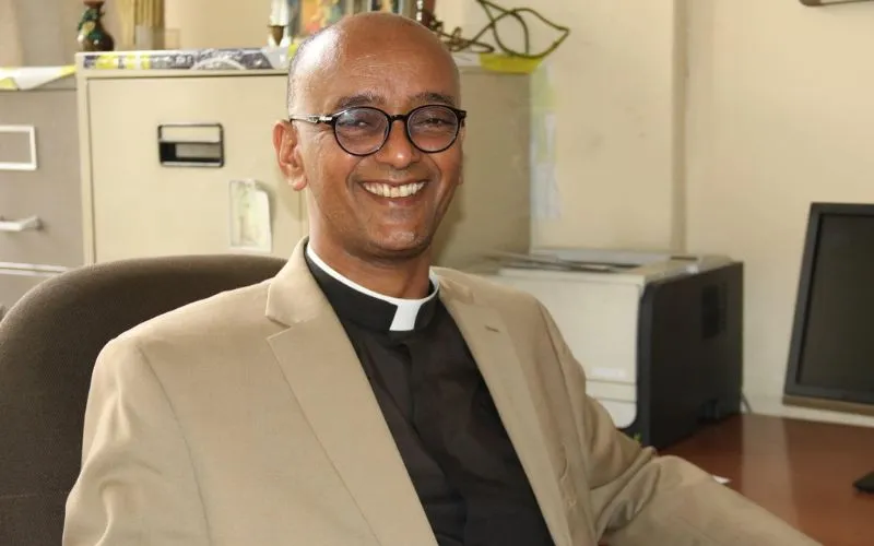 Le père Abinet Abebe, coordinateur du département de la famille et de la jeunesse de la Conférence des évêques catholiques d'Éthiopie (CBCE). Crédit : CBCE