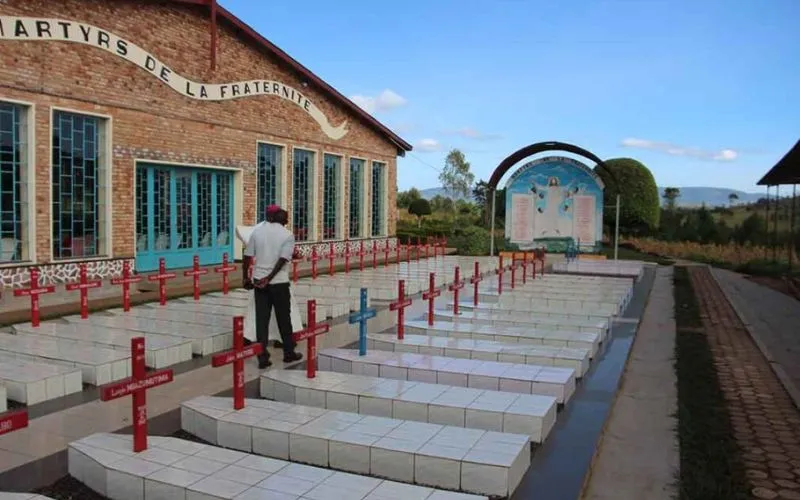 Sanctuaire des martyrs de la fraternité à Buta. Crédit : AED