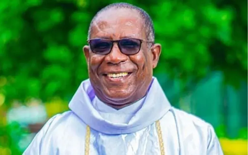 Mgr. John Opoku-Agyemang, nommé évêque du diocèse de Konongo-Mampong au Ghana le 21 mars 2024. Crédit : GCBC