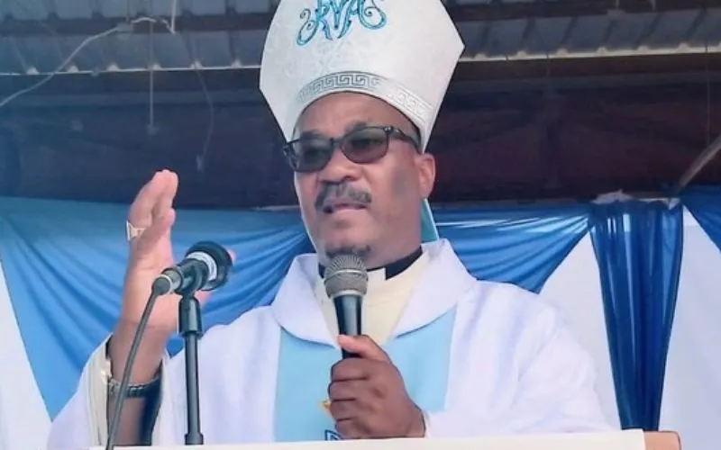 Mgr Maurício Agostinho Camuto, évêque du diocèse de Caxito en Angola. Crédit : Radio Ecclesia