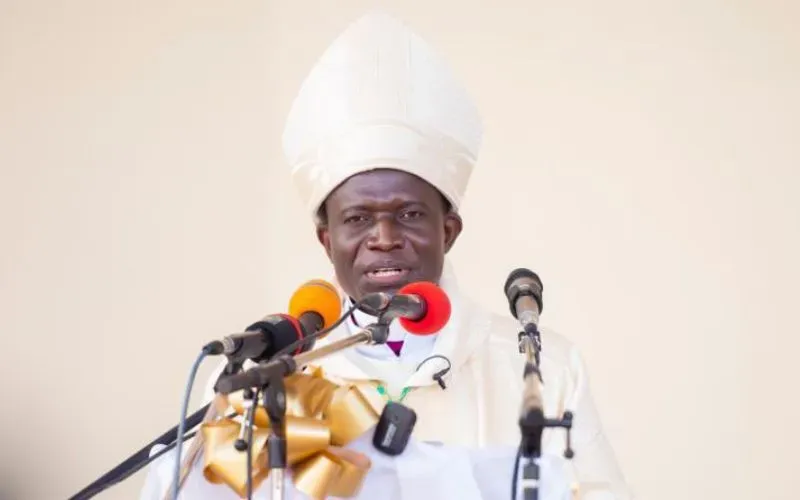 Mgr Raphael Mweempwa, évêque du diocèse de Monze en Zambie. Crédit : Diocèse de Monze