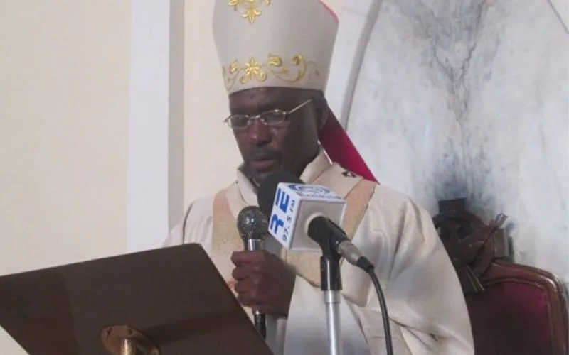Mgr Gabriel Mbilingi, archevêque de Lubango (Angola). Crédit : Radio Ecclesia Angola