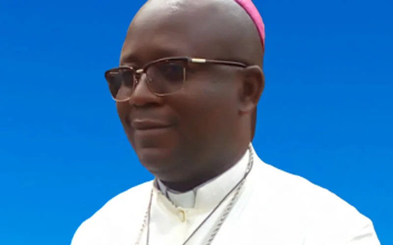 Mgr. Toussaint Ngoma Foumanet, nommé évêque du diocèse de Dolisie au Congo-Brazzaville le 11 mai 2022.