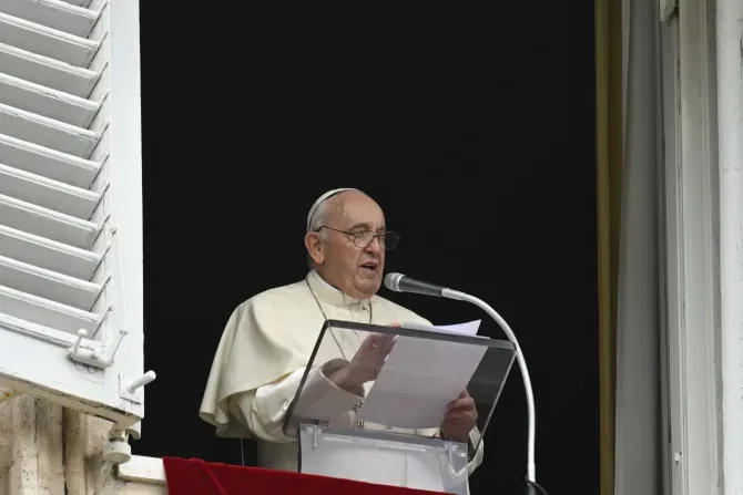 Le pape François prononce son discours de l'Angélus le 29 juin 2023. | Crédit : Vatican News