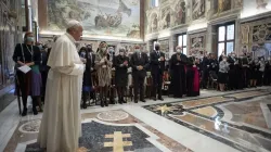 Le Pape François rencontre la Fondation Centesimus Annus Pro Pontifice au Vatican le 23 octobre 2021. Vatican Media / 