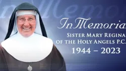 Sœur Mary Regina des Saints Anges, première religieuse à rejoindre le monastère de Mère Angelica à Hanceville, en Alabama, est décédée le 22 juillet à l'âge de 78 ans après une bataille contre le cancer. | YouTube/EWTN 24 juillet 2023 / 