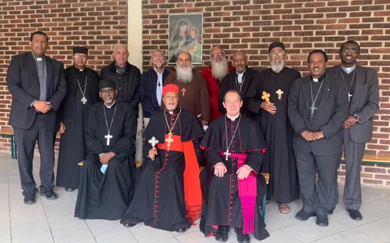 Les membres de la Conférence des évêques catholiques d'Éthiopie (CBCE). Crédit : Secrétariat catholique éthiopien/Facebook