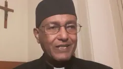 Mgr Tesfaselassie Medhin, évêque de l'éparchie catholique d'Adigrat en Éthiopie. / 