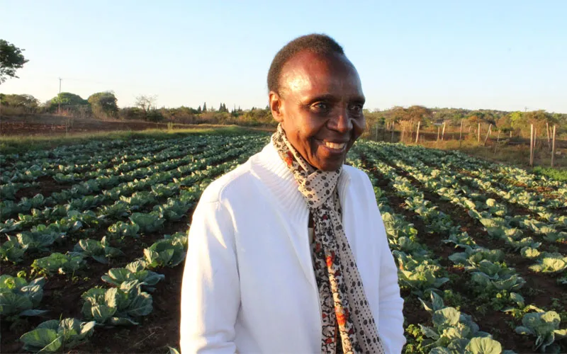 Le Dr Julia Musariri se lance dans l'agriculture pour soutenir l'hôpital St. Albert. Crédit : Catholic Church News Zimbabwe