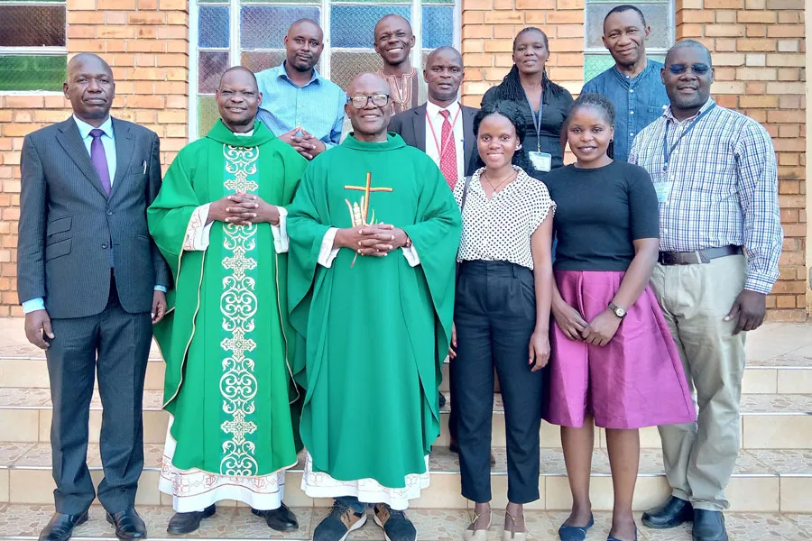 Quelques-uns des participants au séminaire organisé par l'Union de la presse catholique africaine (UCAP) en Ouganda. Crédit : Charles Ayetan, président de l'UCAP