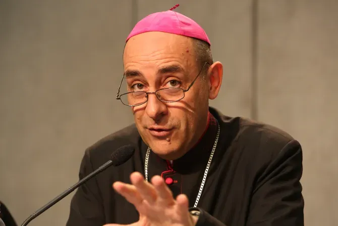Mgr Víctor Manuel Fernández, photographié ici en 2014, est l'archevêque de La Plata, en Argentine. Il prendra ses fonctions de préfet du Dicastère pour la doctrine de la foi en septembre 2023. | Daniel Ibanez/CNA