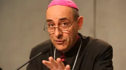 Mgr Víctor Manuel Fernández, photographié ici en 2014, est l'archevêque de La Plata, en Argentine. Il prendra ses fonctions de préfet du Dicastère pour la doctrine de la foi en septembre 2023. | Daniel Ibanez/CNA / 