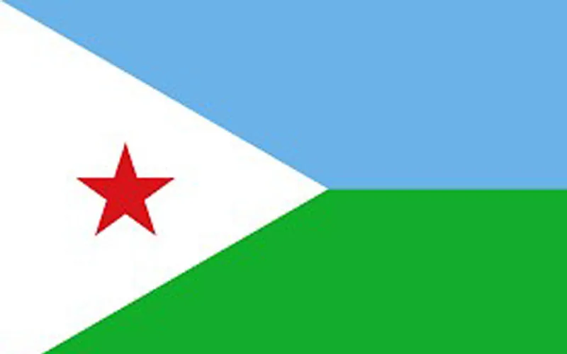 Le drapeau de Djibouti Domaine public