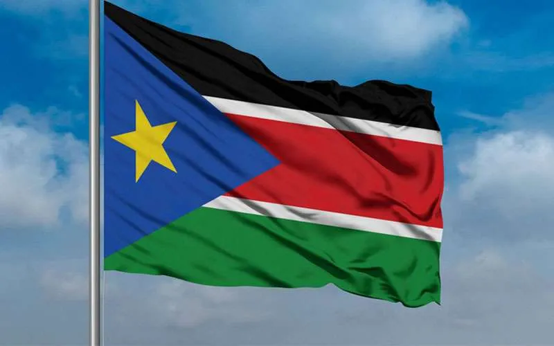 Le drapeau du Sud-Soudan / Domaine public