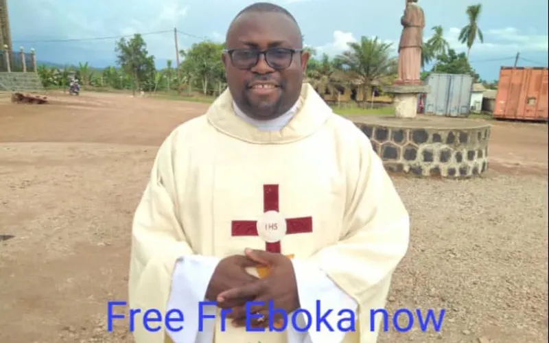 Le père Christopher Eboka, enlevé le 22 mai dans le diocèse de Mamfe au Cameroun. Crédit : Courtesy Photo