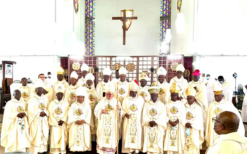Les membres de la Conférence des évêques catholiques du Ghana (GCBC). Crédit : GCBC