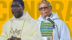 Mgr. John Kobina Louis (à gauche) et Mgr. Anthony Narh Asare (à droite). / 