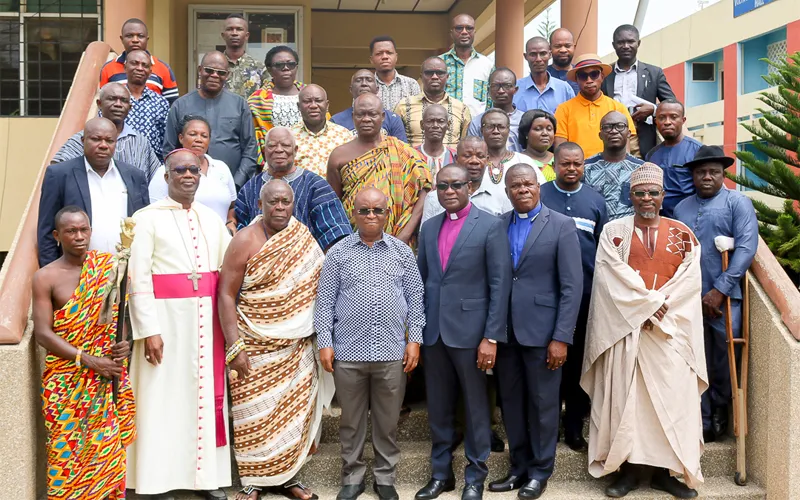 Les membres du Conseil national de la paix (CNP) au Ghana. Crédit : Conseil national de la paix (NPC)