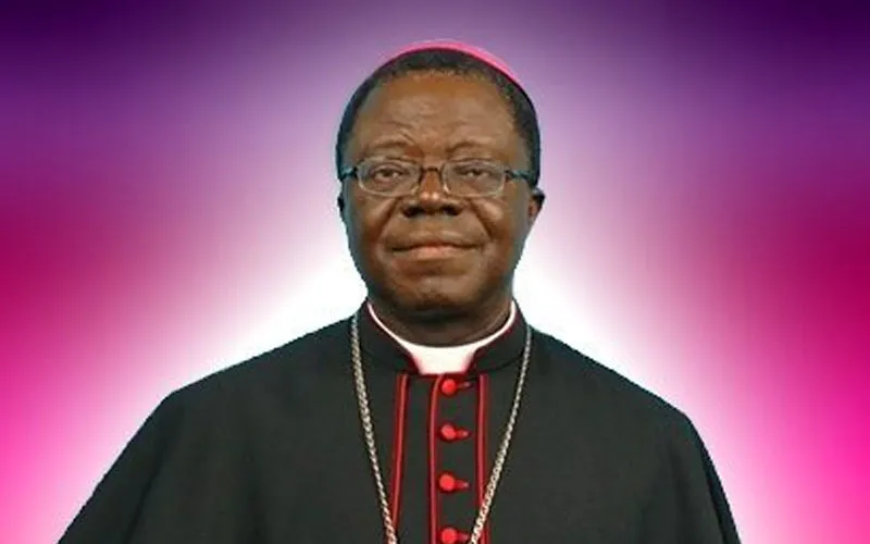 Mgr Joseph Osei-Bonsu, évêque du diocèse catholique de Konongo-Mampong au Ghana. Crédit : Radio Angelus