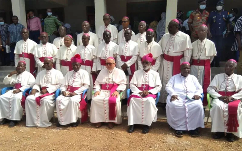 Les membres de la Conférence des évêques catholiques du Ghana (GCBC).
