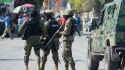 Des policiers haïtiens se déploient à Port-au-Prince, Haïti, le 9 mars 2024. | Crédit : CLARENS SIFFROY/AFP via Getty Images / 
