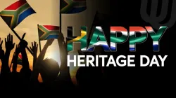 Une affiche pour la célébration de la Journée du patrimoine en Afrique du Sud. / Domaine public