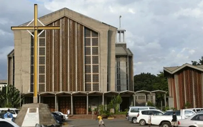 Basilique de la Sainte Famille à Nairobi, Kenya. Domaine public