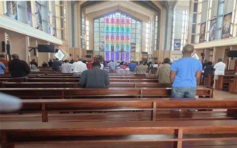 Basilique de la Sainte Famille de Nairobi au Kenya. Domaine public