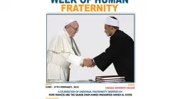 Une affiche annonçant la Semaine de la fraternité humaine / Institut du dialogue religieux et des études islamiques (IRDIS)