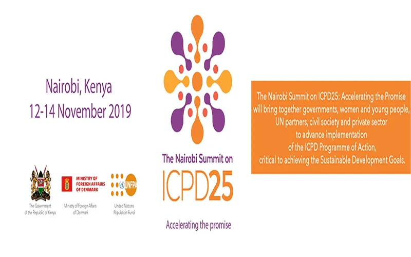 Affiche de la CIPD25 prévue au Sommet des Nations Unies à Nairobi, au Kenya Domaine Public