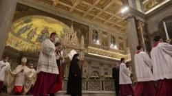 Vêpres œcuméniques à la Basilique de Saint-Paul-hors-les-murs, le 25 janvier 2021. / Daniel Ibáñez/ Vatican Pool.