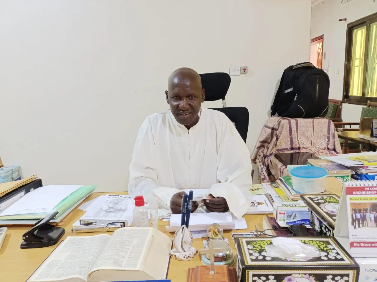 Le père Nicholas Kiri, vicaire général de l'archidiocèse catholique de Juba. Crédit : ACI Afrique