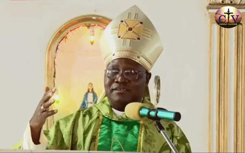 Mgr Ignatius Ayau Kaigama, archevêque de l'archidiocèse d'Abuja, Nigeria. CTV Abuja, Nigeria.