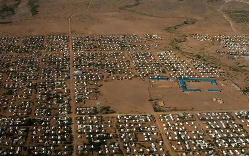 Vue aérienne du camp de réfugiés de Kakuma au Kenya. Crédit : Haut Commissariat des Nations Unies pour les réfugiés (HCR)