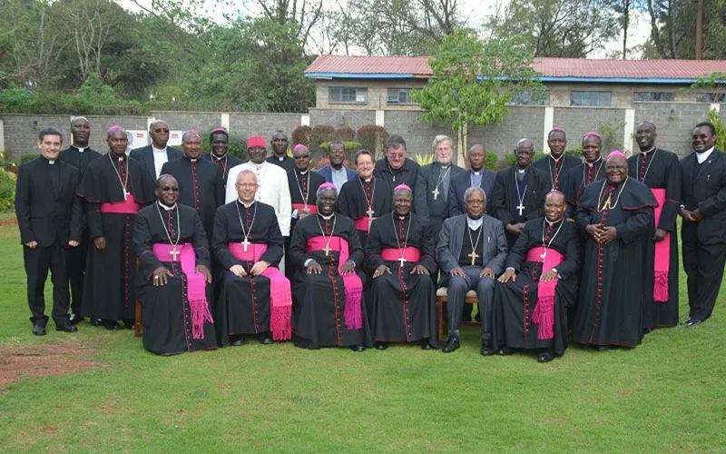 Les membres de la Conférence des évêques catholiques du Kenya (KCCB). Crédit : KCCB